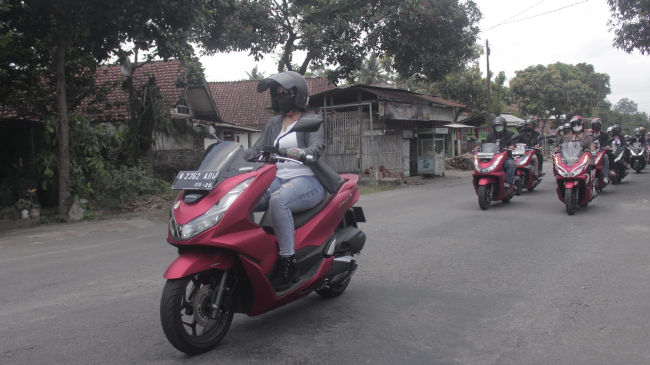 Keliling Blitar, Bikers PCX Promosikan Tempat Wisata Sambil Berdonasi di Masa Pandemi