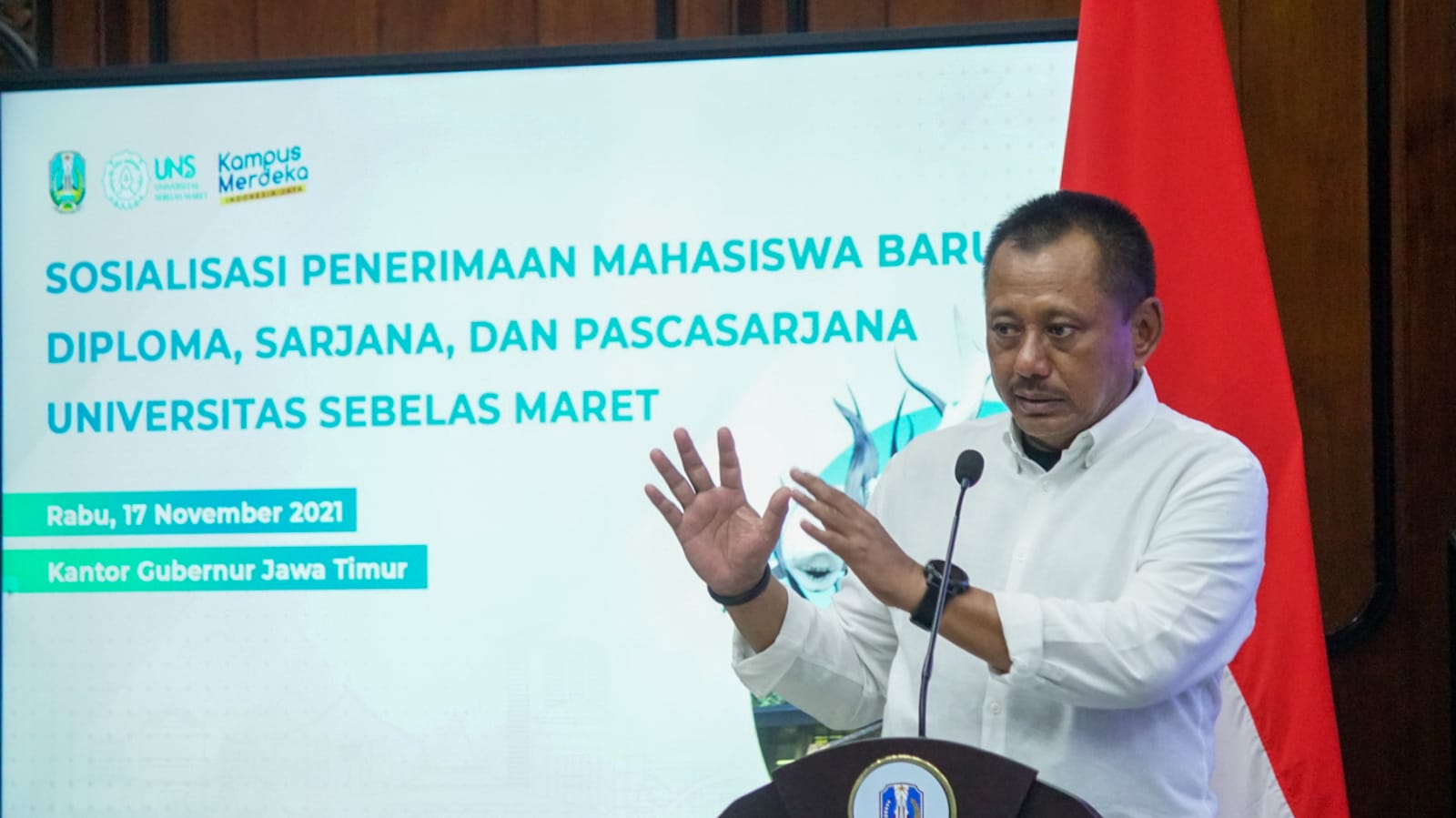 Sosialisasi SPMB UNS, Heru Tjahjono : Tanggung Jawab Alumni Dukung Almamaternya