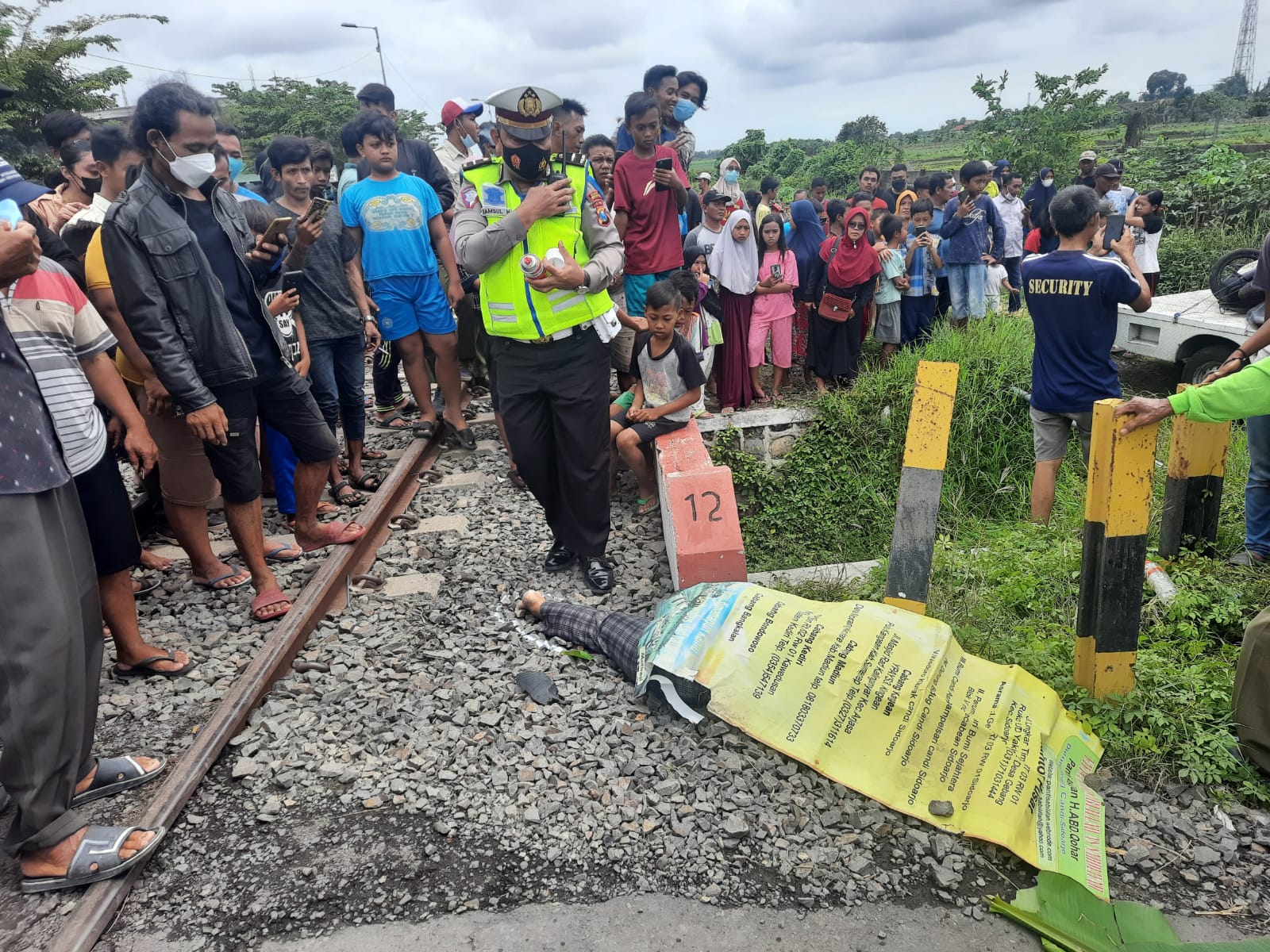 Ibu RT di Candi Sidoarjo ini Tewas Tertabrak Kereta Api Jenggala