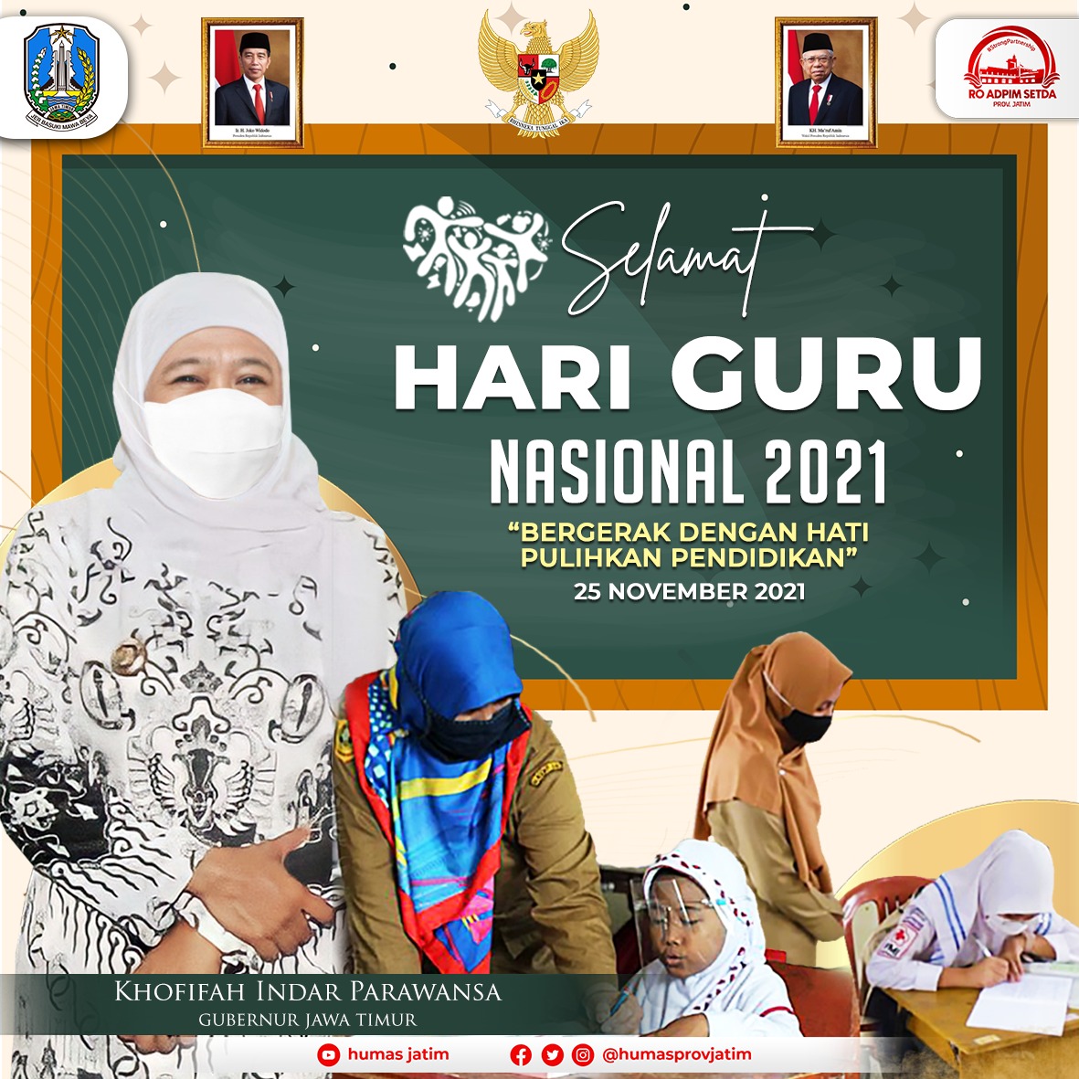 Upgrade Kemampuan Teknologi, Gubernur Khofifah Dorong Para Guru Cepat Adaptasi