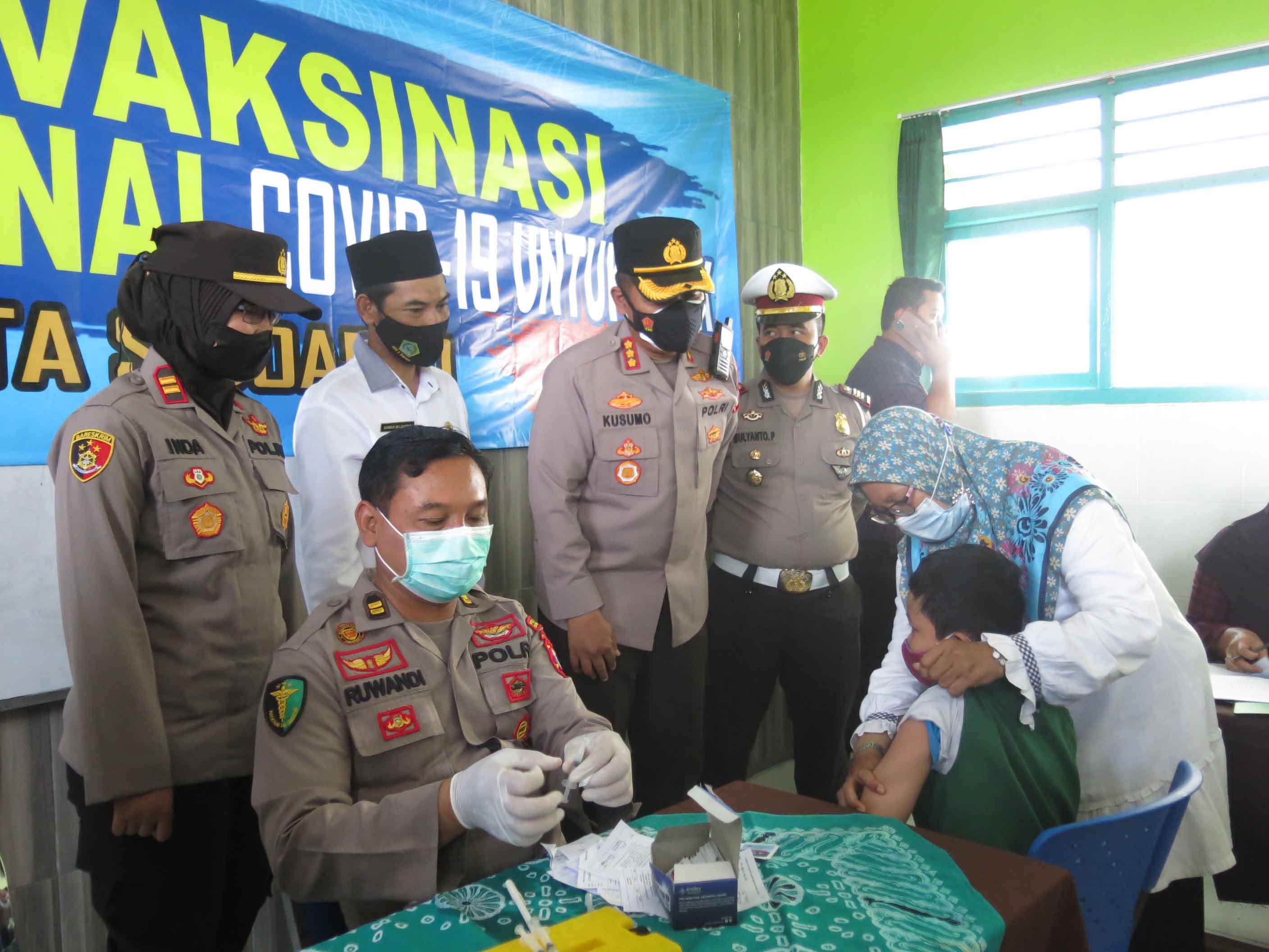 Di Sidoarjo Sudah Mulai Lakukan Vaksinasi Covid-19 Anak Usia 6-11 Tahun