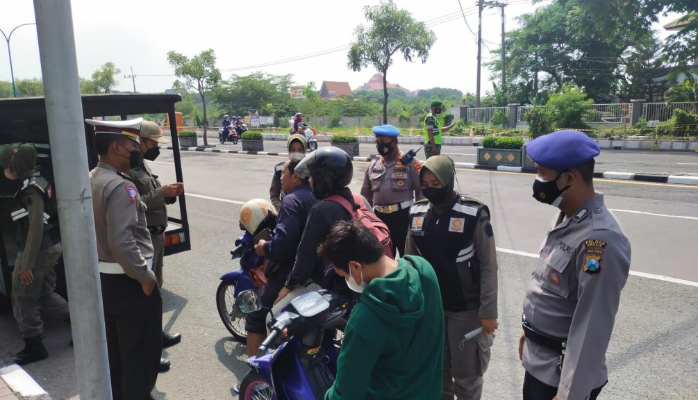 Jelang Libur Nataru Polres Gresik Gencarkan Operasi Prokes