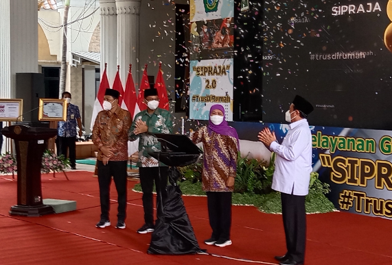 Gubernur Jatim Resmikan Aplikasi Sipraja 2.0 di Sidoarjo