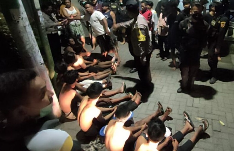 Hendak Tawuran, 12 Pesilat Diamankan Polisi