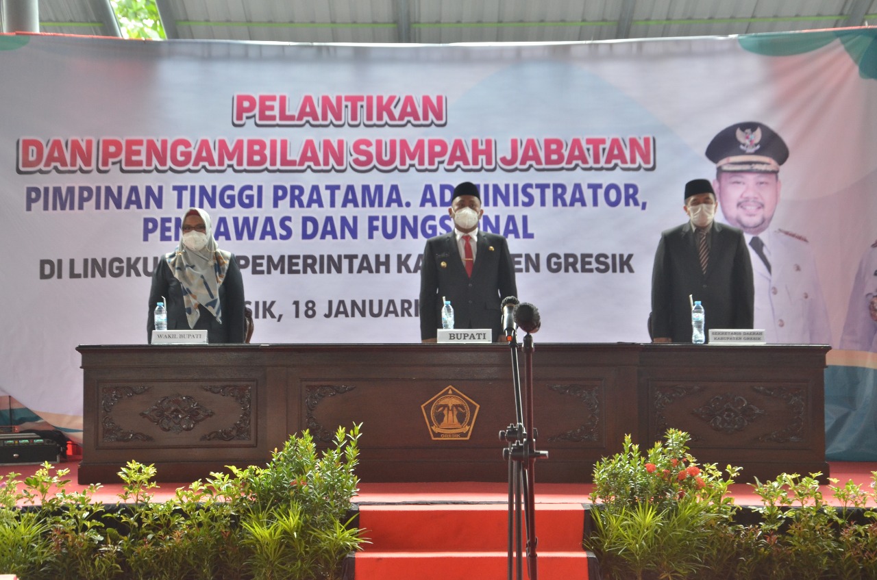 Efisiensi Anggaran, Bupati Gresik Melebur Empat Dinas Menjadi Dua