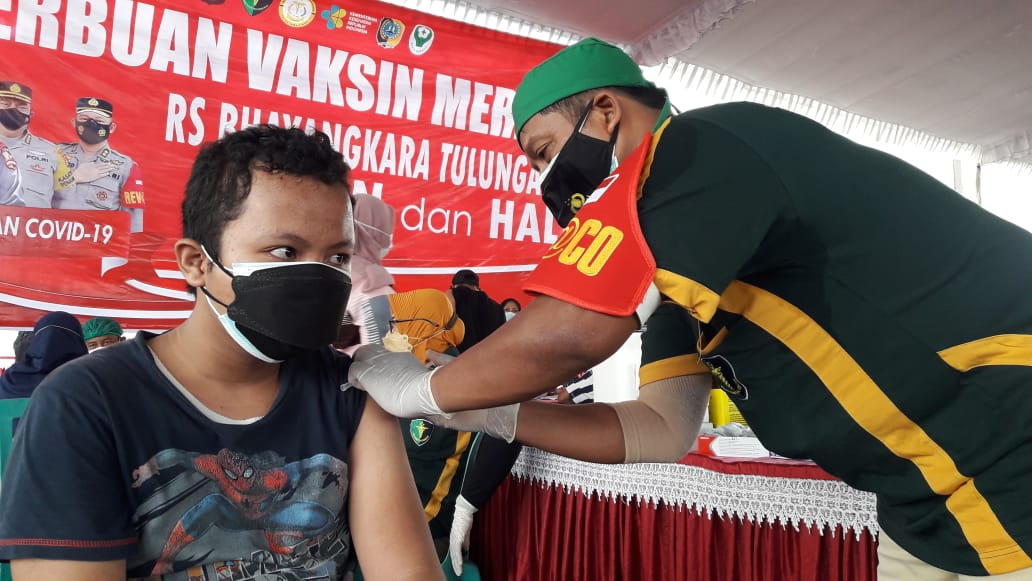 4000 Warga Tulungagung Daftarkan Diri Untuk Vaksin Dosis Ketiga Setiap Harinya