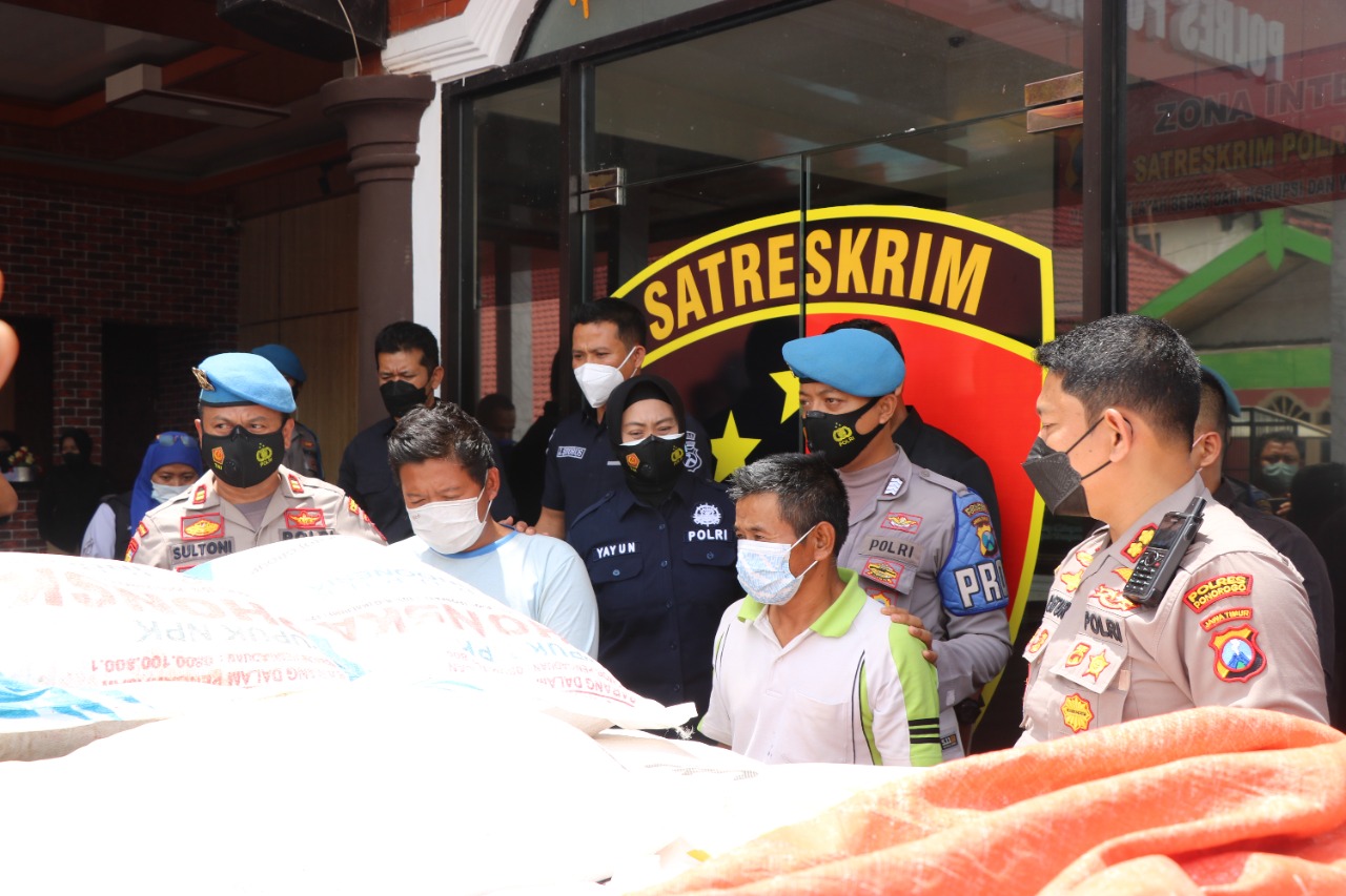 Jual Beli Pupuk Subsidi Secara Ilegal, Dua Warga Sidoharjo Pulung Jadi Tersangka