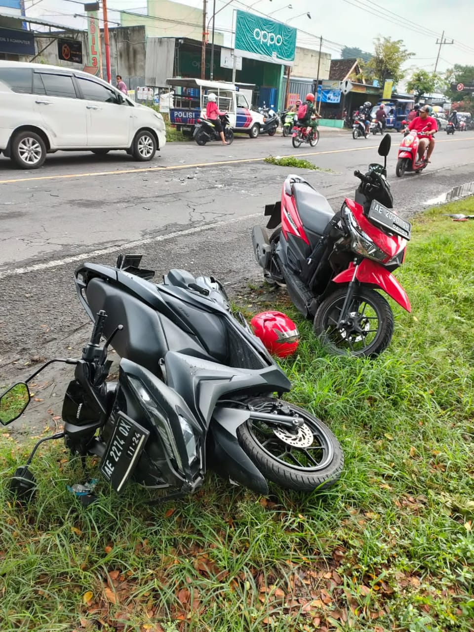 Dua Sepeda Motor Adu Banteng di Magetan, Seorang PNS Akhirnya Tewas