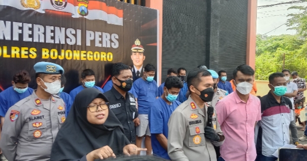 12 Penjahat Diringkus Polres Bojonegoro Dalam 4 Kasus