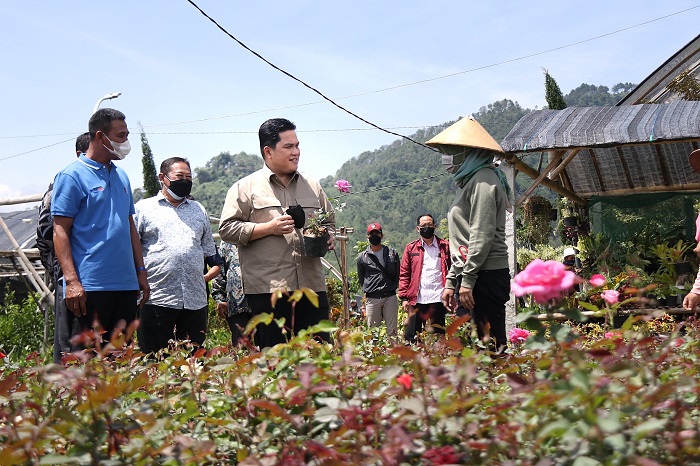 Tanaman Hias Indonesia Terbaik Dunia, Menteri Erick Komitmen Pengembangan