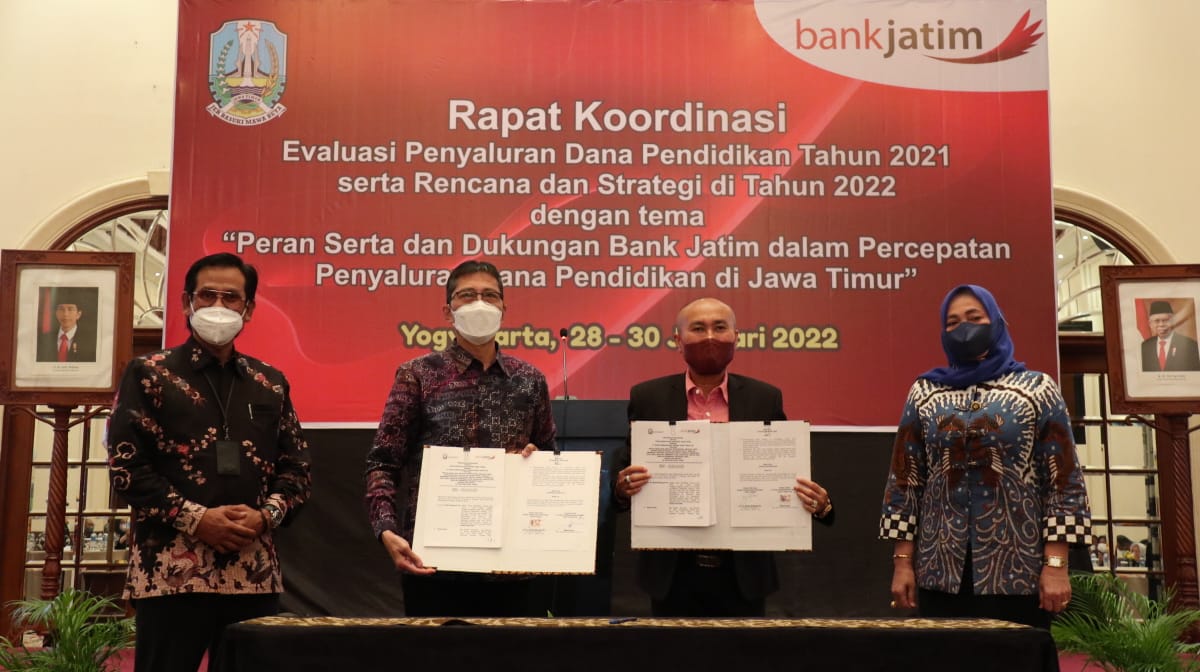 Bank Jatim Gandeng Dinas Pendidikan Jatim Untuk Salurkan Dana BOS