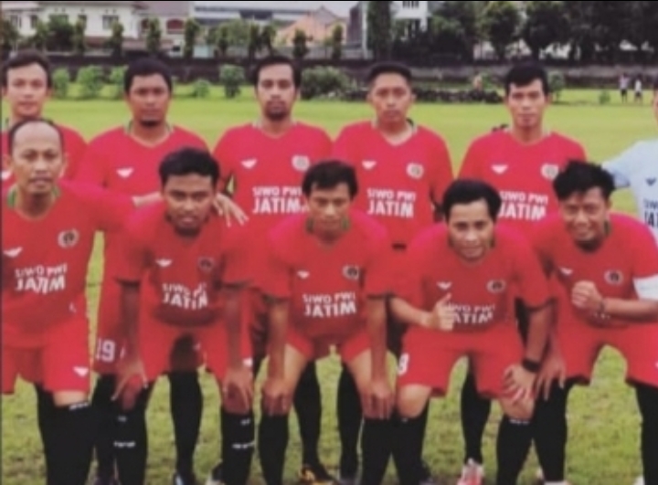 Ajang Turnas Sepakbola Antar Wartawan 2022, Target SIWO PWI Jatim FC Sebagai Juara