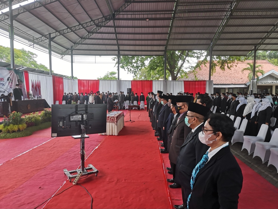 402 Pejabat Pemkab Gresik Dilantik, Dua Kepala OPD Baru Dikukuhkan