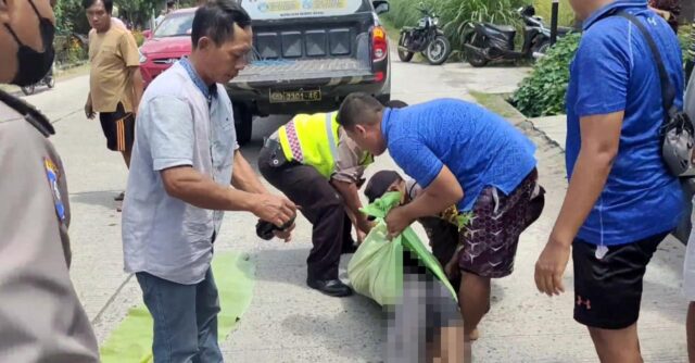 Pemotor Mabuk Tabrak Pengendara Sepeda Pancal Hingga Tewas