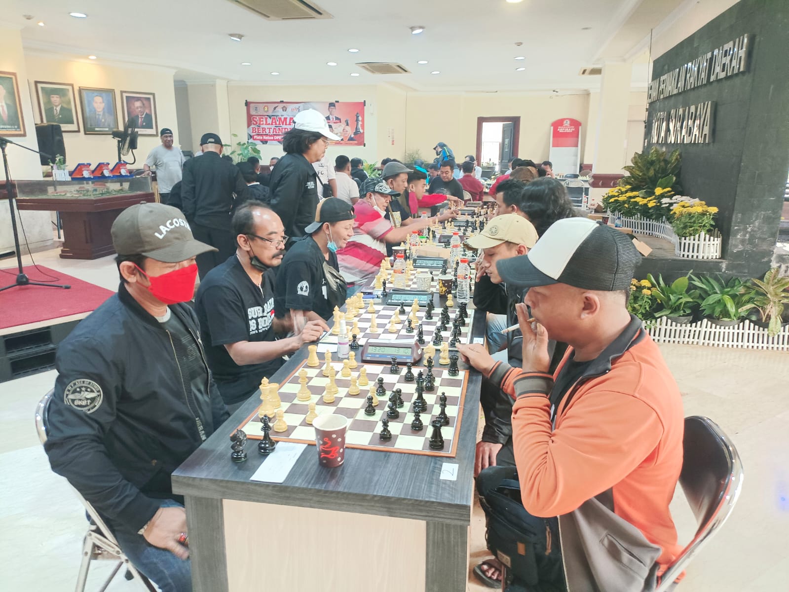 Ada Lomba Catur Digelar Wartawan dan DPRD Surabaya