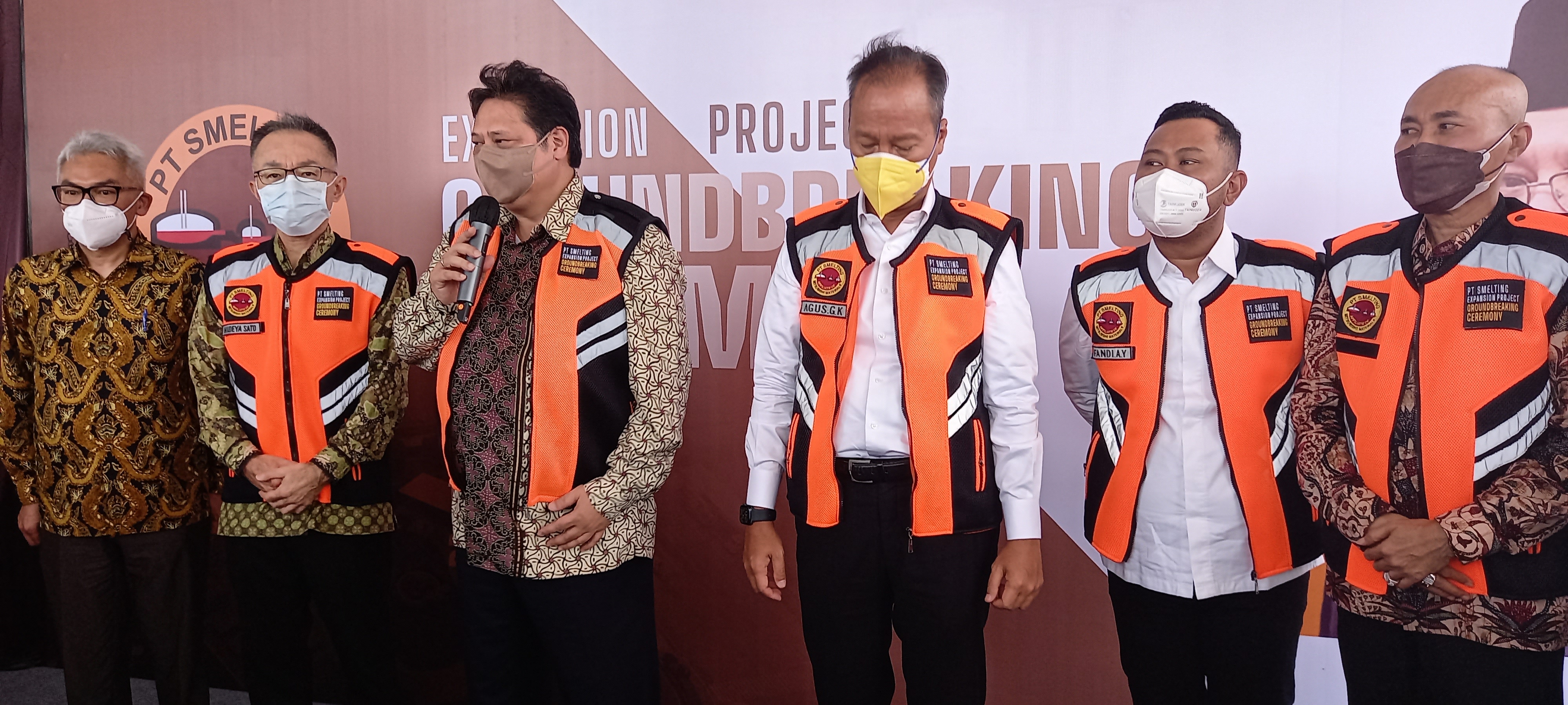 Menko Airlangga : Gresik Bisa Jadi Sentral Hilirisasi Industri Tembaga Yang Dipelopori PT Smelting
