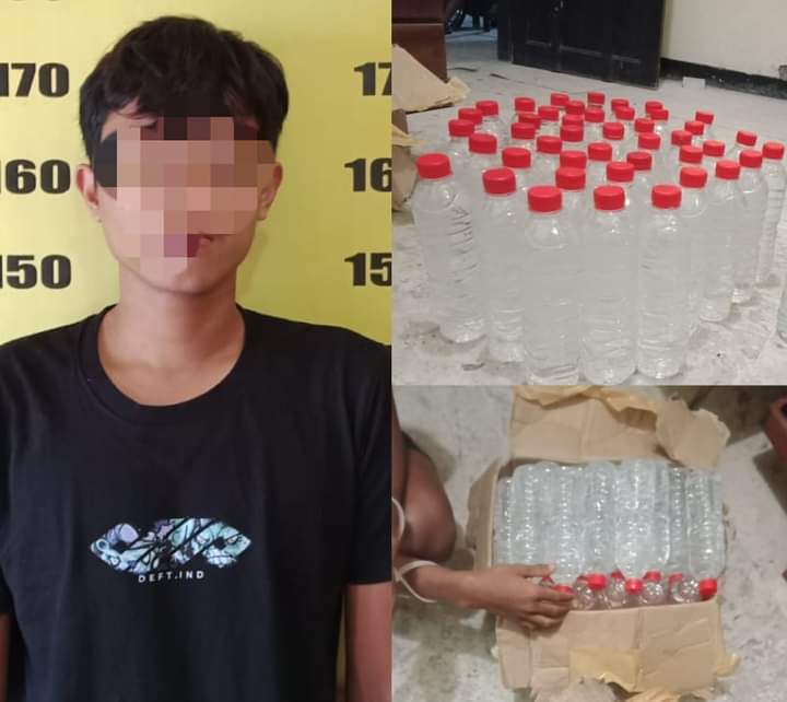 Jualan Arak Bali, Seorang Mahasiswa di Tulungagung Dicokok Polisi