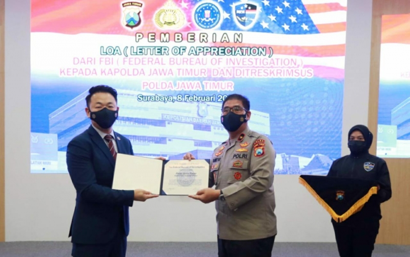 Ungkap Pembobol Situs Bansos AS, Polda Jatim Dapat Apresiasi dari FBI