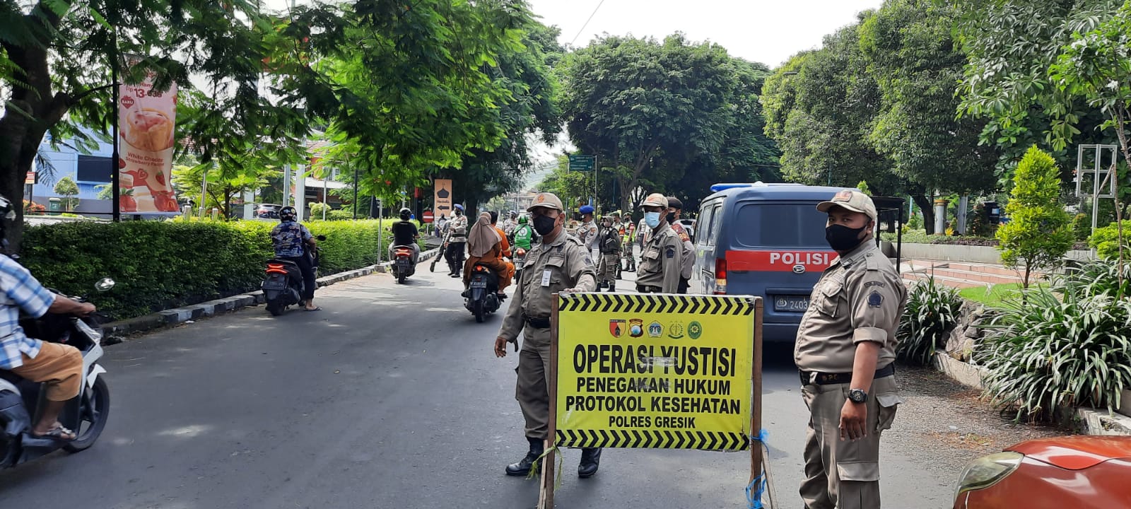 Aparat di Gresik Mulai Gencar Razia Prokes, Pesta Nikah Kembali Dibatasi