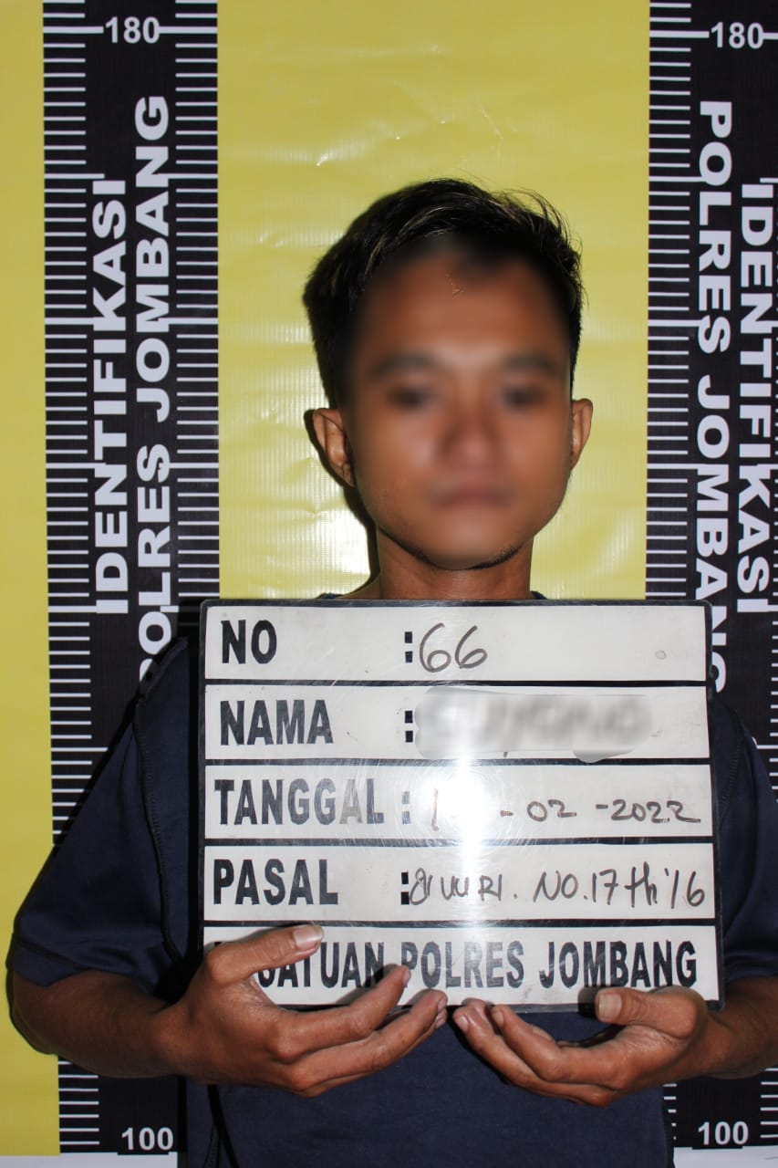 Pemuda Jombang Diringkus Polisi Usai Terlibat Cinta Terlarang