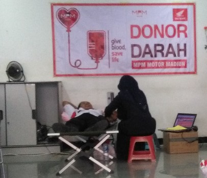 Gandeng PMI Kota Madiun, MPM Motor Gelar Donor Darab