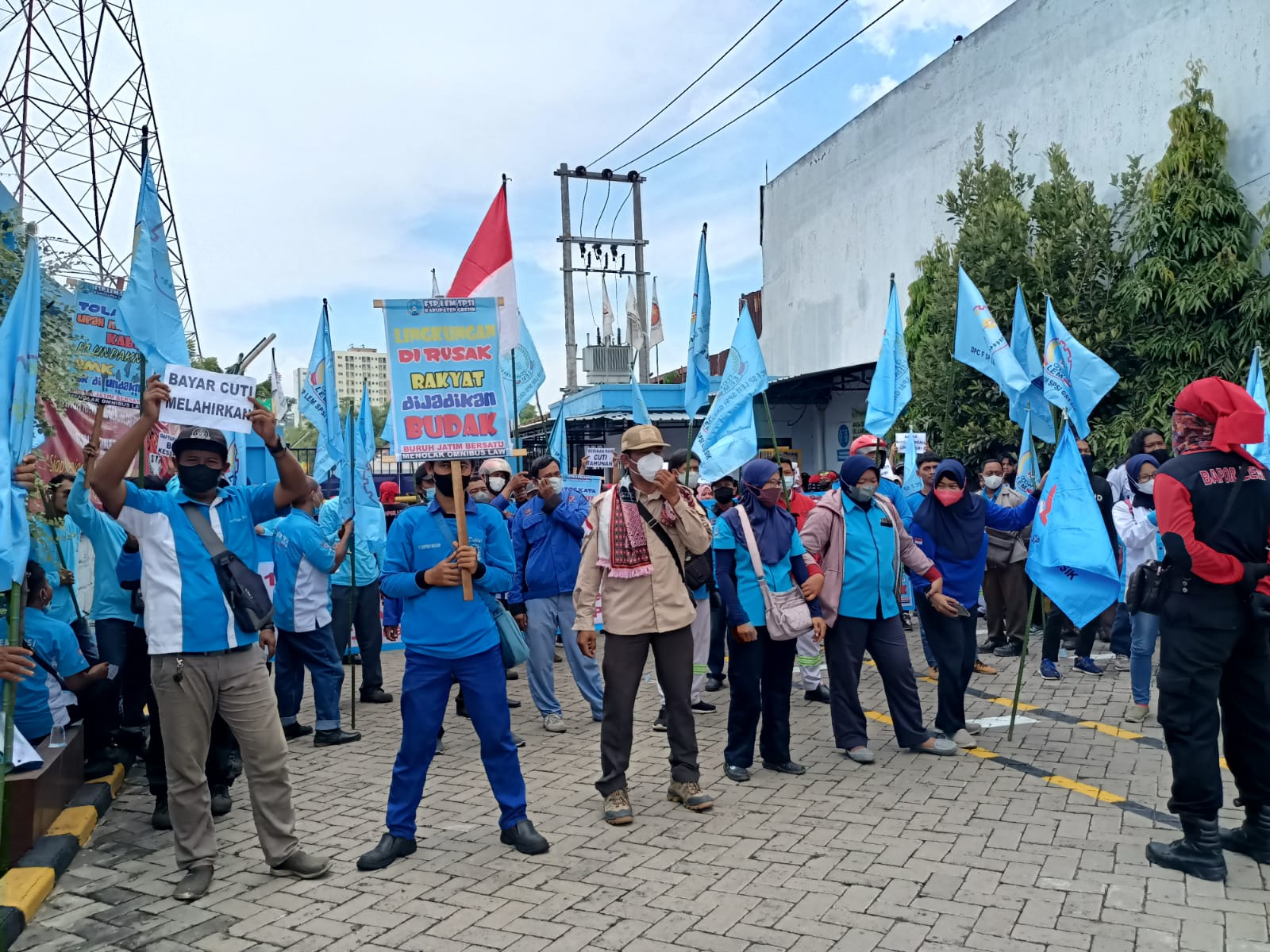 Buntut Intimidasi, Buruh PT GMCP Gelar Aksi Demonstrasi