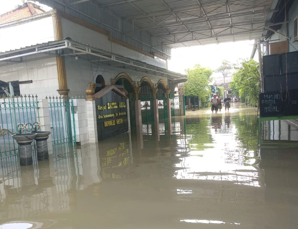 Empat Desa di Driyorejo Gresik Kebanjiran