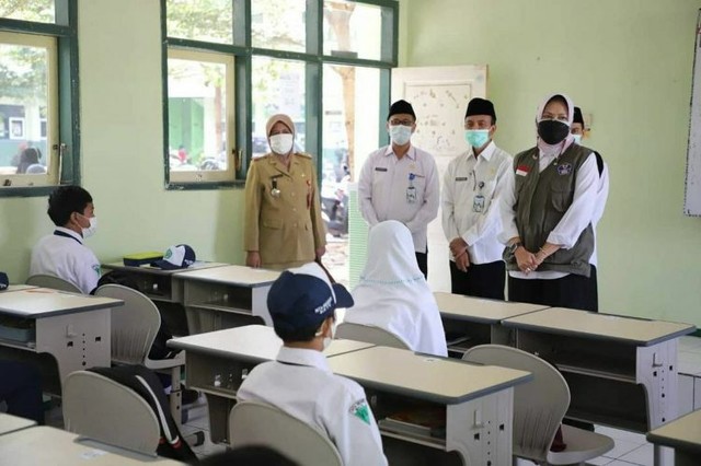 Pemkot Batu Sudah Buka PTM 100 Persen Untuk Kelas 6 SD