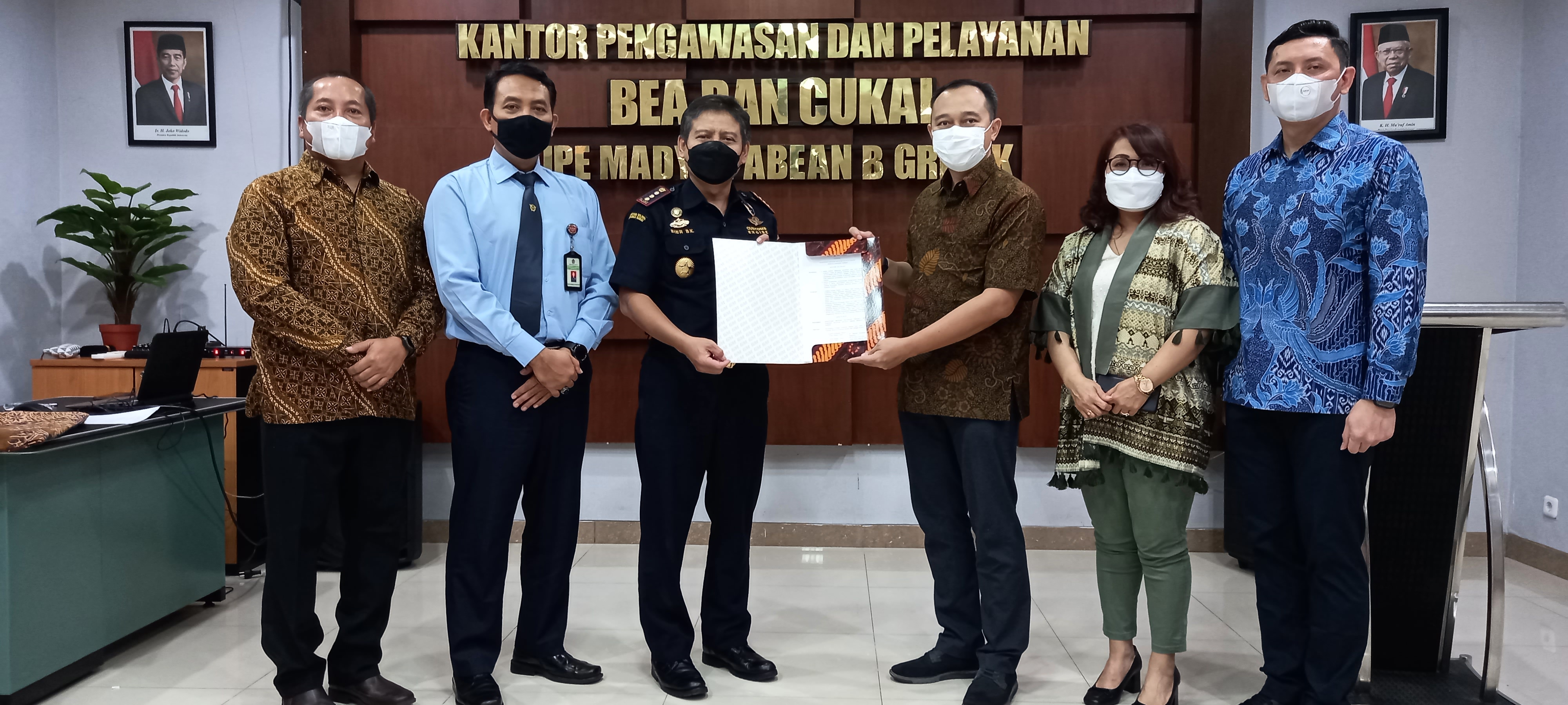 Bea Cukai Serahkan Penetapan Layanan Fasilitas Kepabeanan Kepada Kawasan JIIPE Gresik