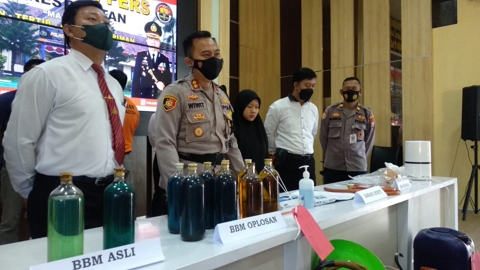 Polisi Ringkus Pelaku BBM Oplosan Asal Kebonagung Pacitan