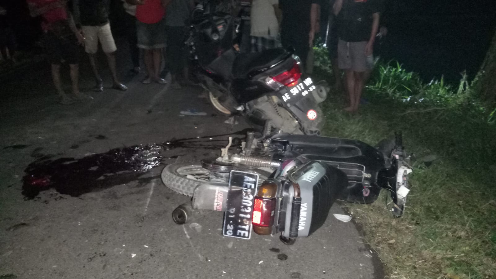 Tabrakan Antar Motor di Ponorogo, Pengendara Nmax Nyungsep ke Aspal Hingga Tewas