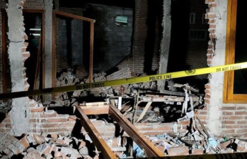 Petasan Meledak, 5 Warga Kediri Terkapar, Rumah Hancur Berantakan