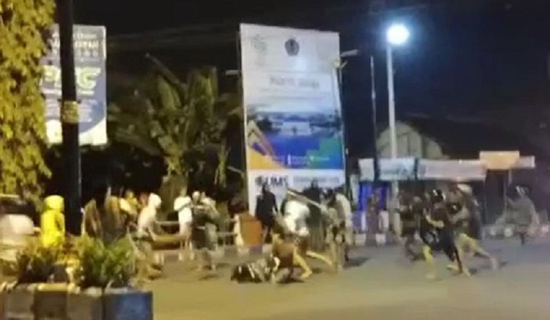 Viral Video Tawuran Sarung di Ponorogo, Polisi Sebut Hanya Konten