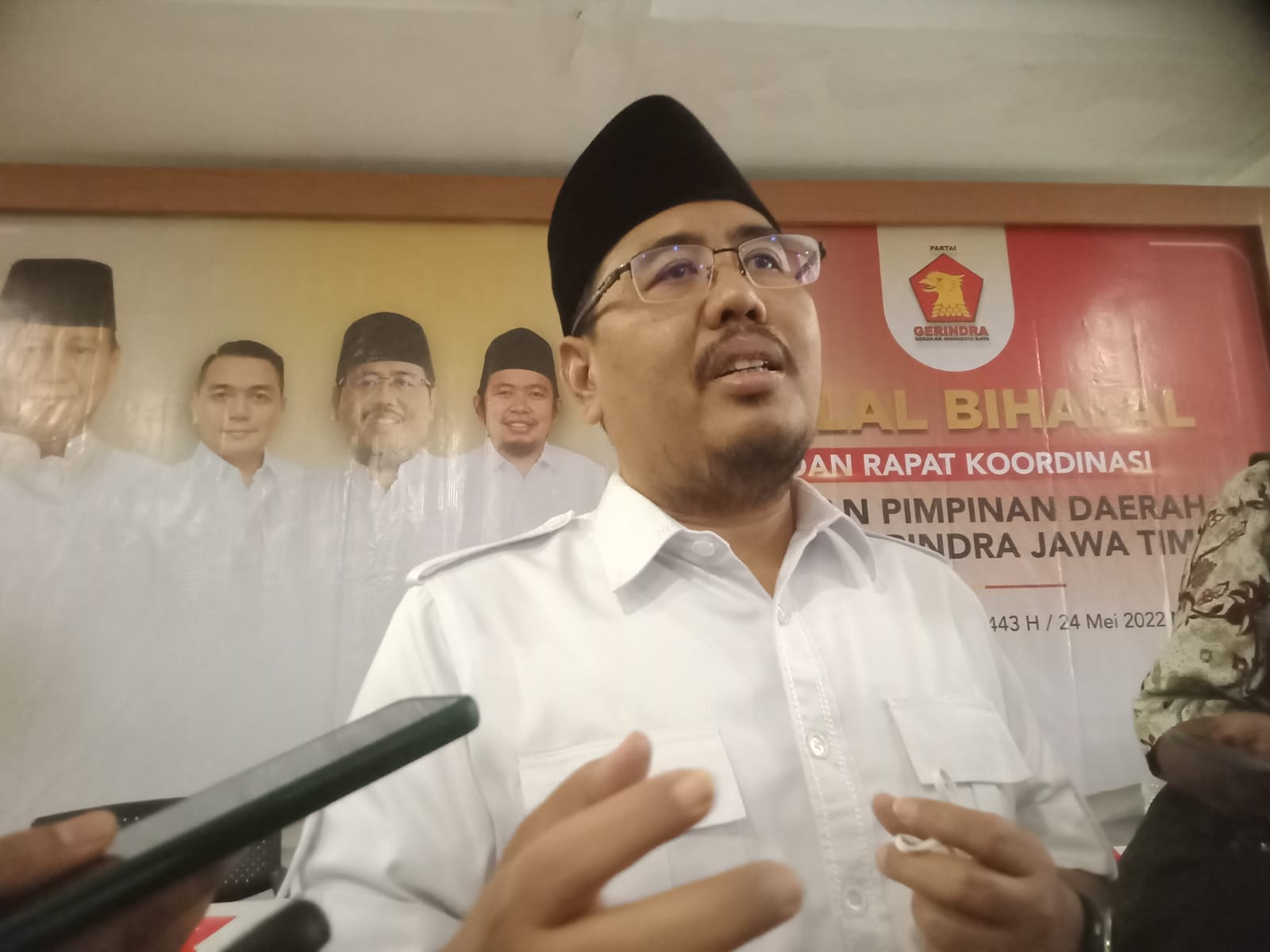 Anwar Sadad Tegaskan Gerindra Lebih Pilih Sowan Ketimbang Kumpulkan Kiai