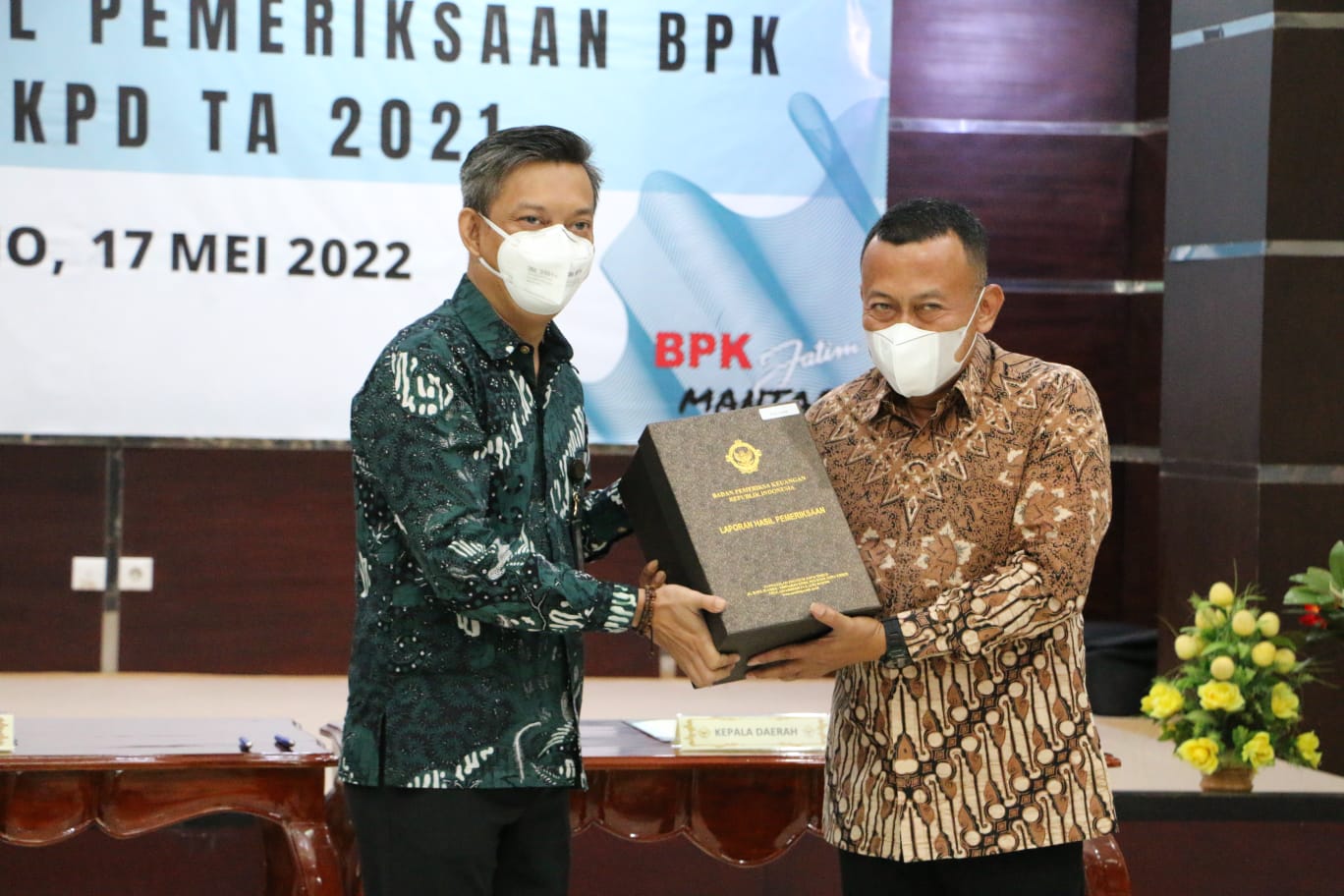 Hebat, Pemkab Ponorogo 10 Kali Berturut-turut Dapat WTP dari BPK