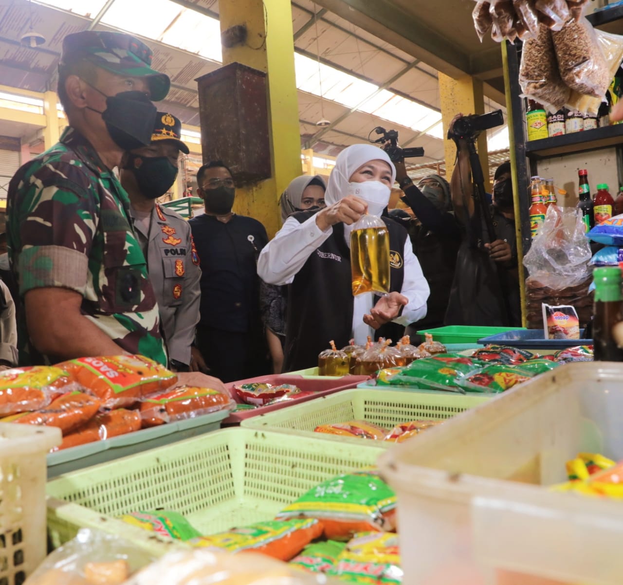 Harga Minyak Goreng Curah di Pasar Tradisional di Jatim Sudah Dekati HET