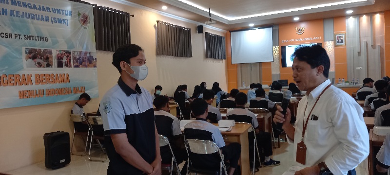 Smelting Bekali Soft Skill Siswa SMK YPI Darussalam 1 Cerme