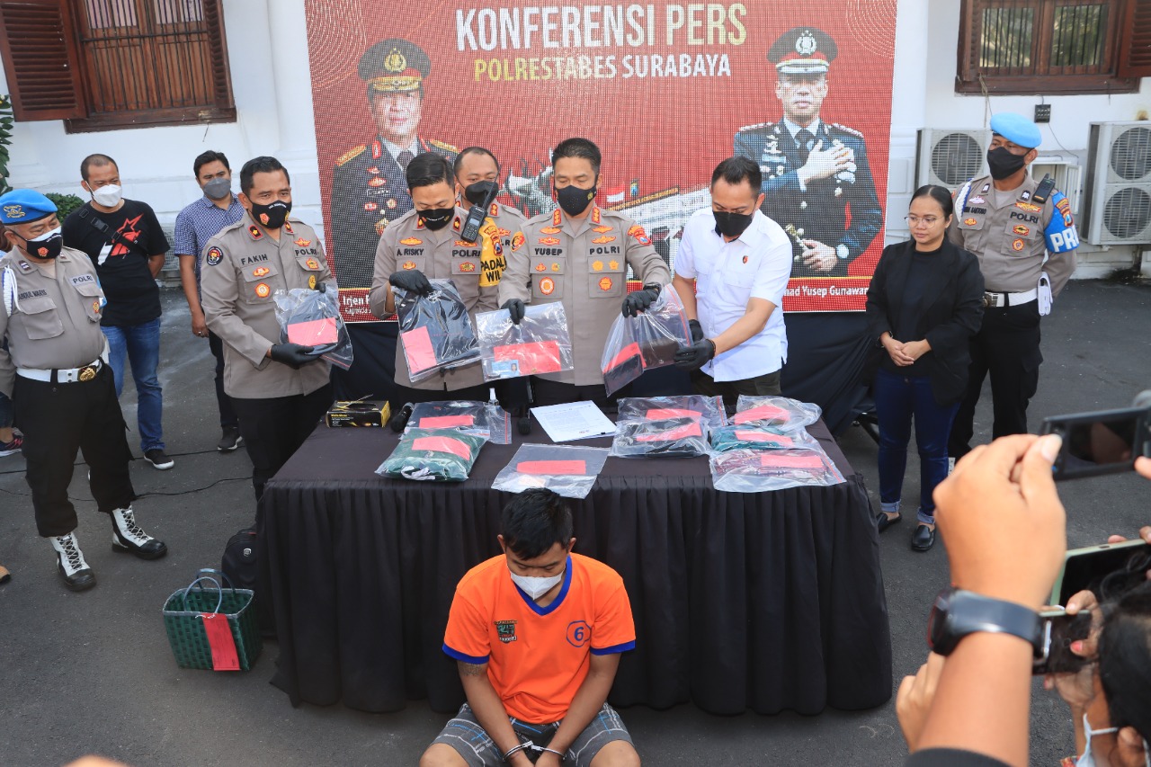 Pembunuh Wanita Dalam Kamar Hotel di Surabaya Dibekuk Polisi