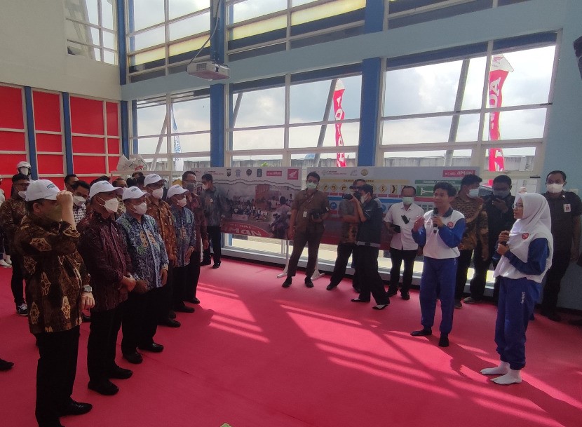 Keren, Menko PMK Kunjungi Safety Riding Lab Astra Honda di Kepanjen
