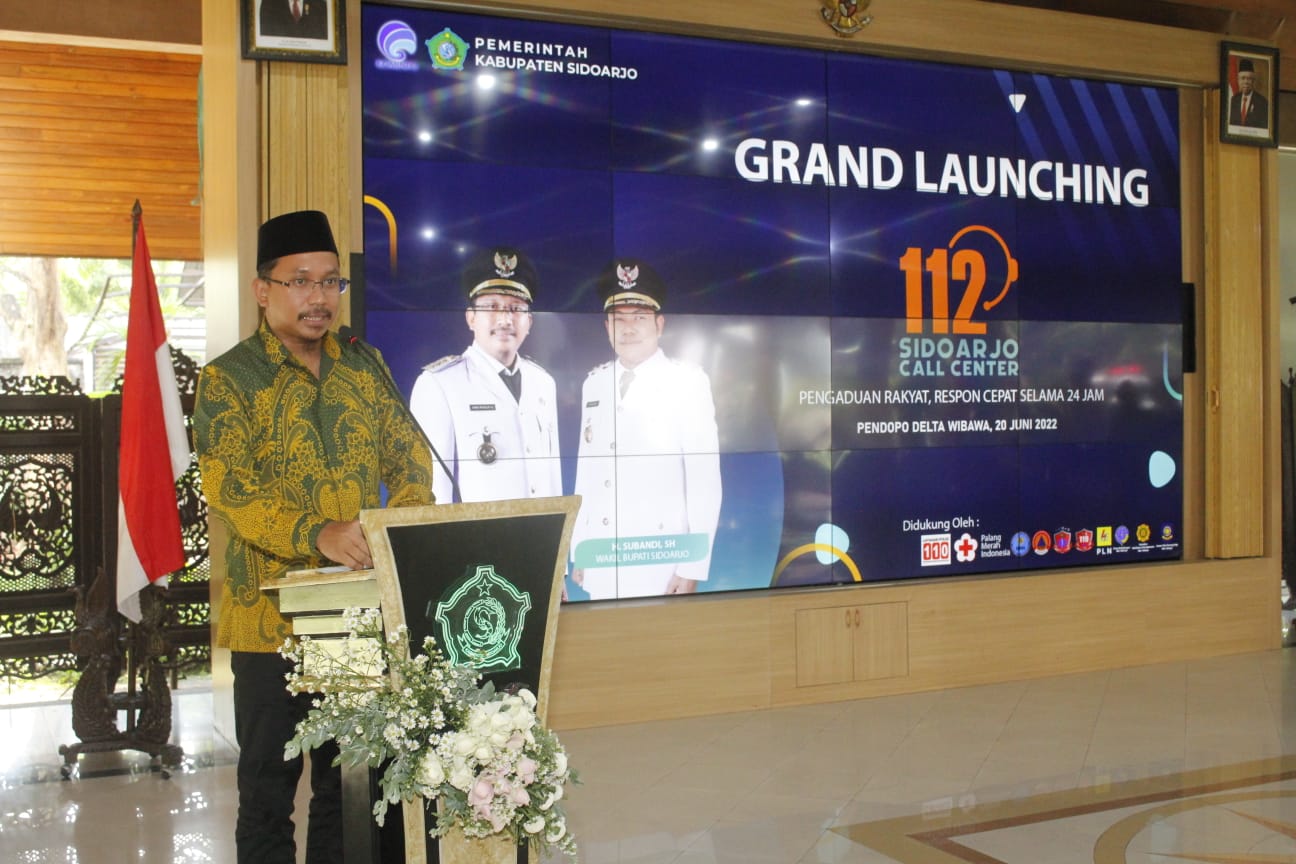 Pemkab Sidoarjo Punya Layanan 24 Jam, Caranya Melalui Call Center 112