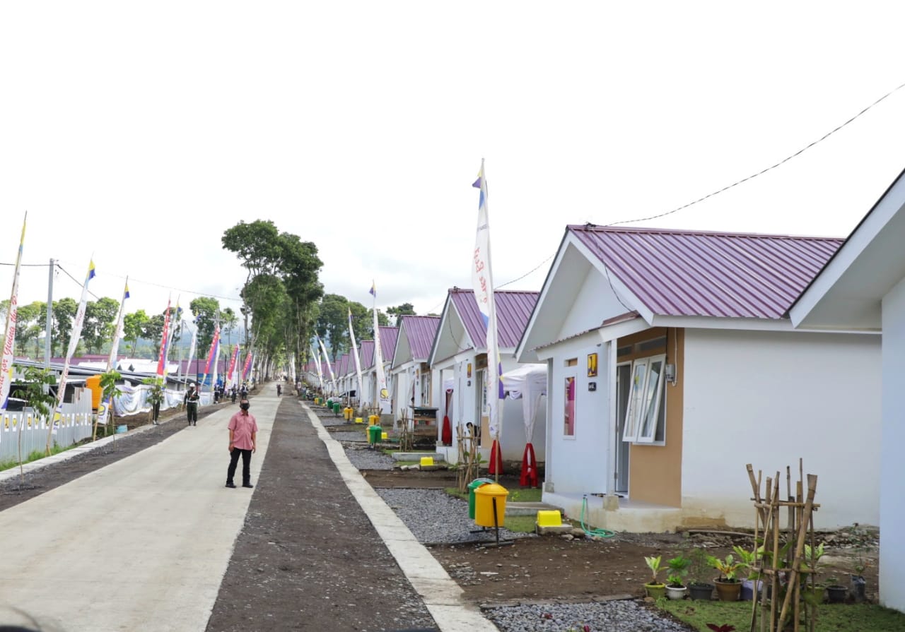 Huntap Penyintas Erupsi Semeru Ditarget Rampung 11 Juni Besok