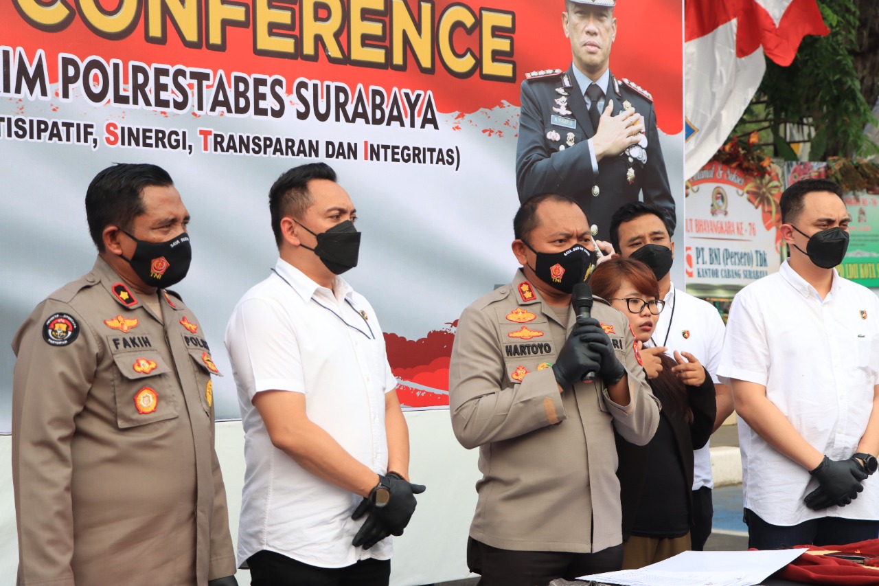 Empat Pelaku Curanmor Dibekuk Satreskrim Polrestabes Surabaya