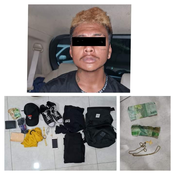 Gondol Sepeda Motor Majikannya, Maling ini Ditangkap Polisi di Surabaya