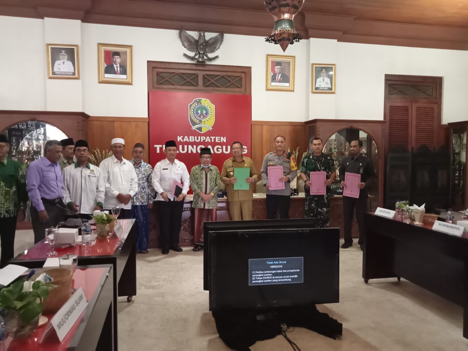 Bupati Tulungagung Terima Audiensi MUI dan Ormas Islam se Kabupaten.