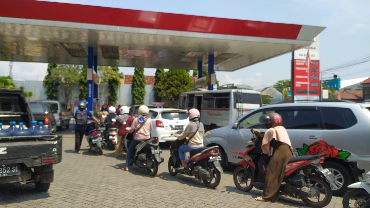 Rencana Kenaikan BBM, Beberapa di SPBU Mulai Nganjuk-Madiun-Ponorogo Kosong
