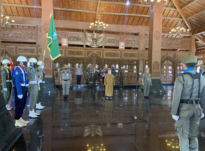 Bendera Pataka Sampai di Ponorogo