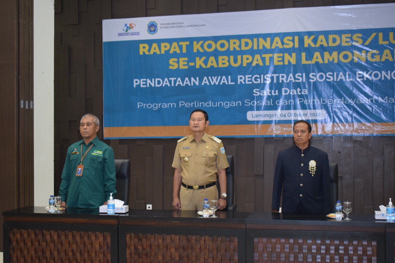 Mutakhirkan Satu Data Indonesia, Registrasi Sosial Ekonomi Lamongan Dimulai