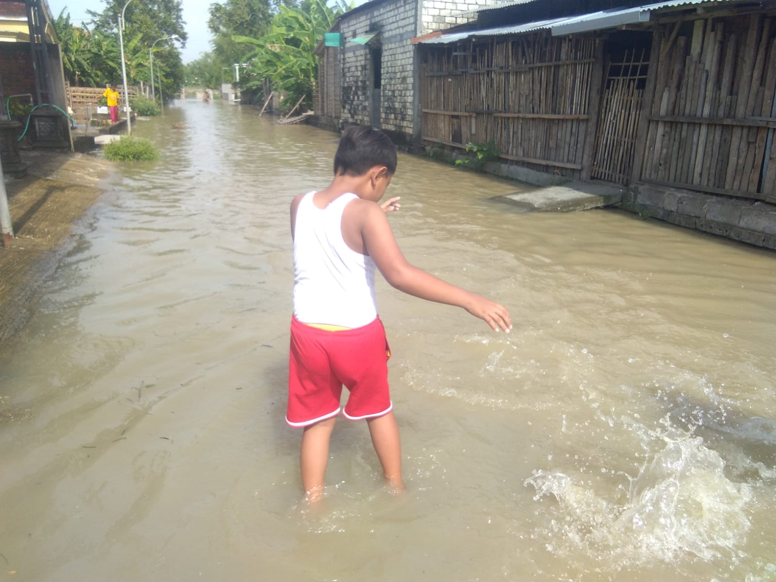Banjir Musiman Mulai Melanda Gresik, Tiga Desa di Kecamatan Balongpanggang Terendam