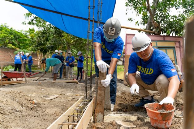 MPM Honda Jatim gelar Employee Volunteering melalui CSR Sinergi Dengan Habitat For Humanity Indonesia di Kabupaten Gresik