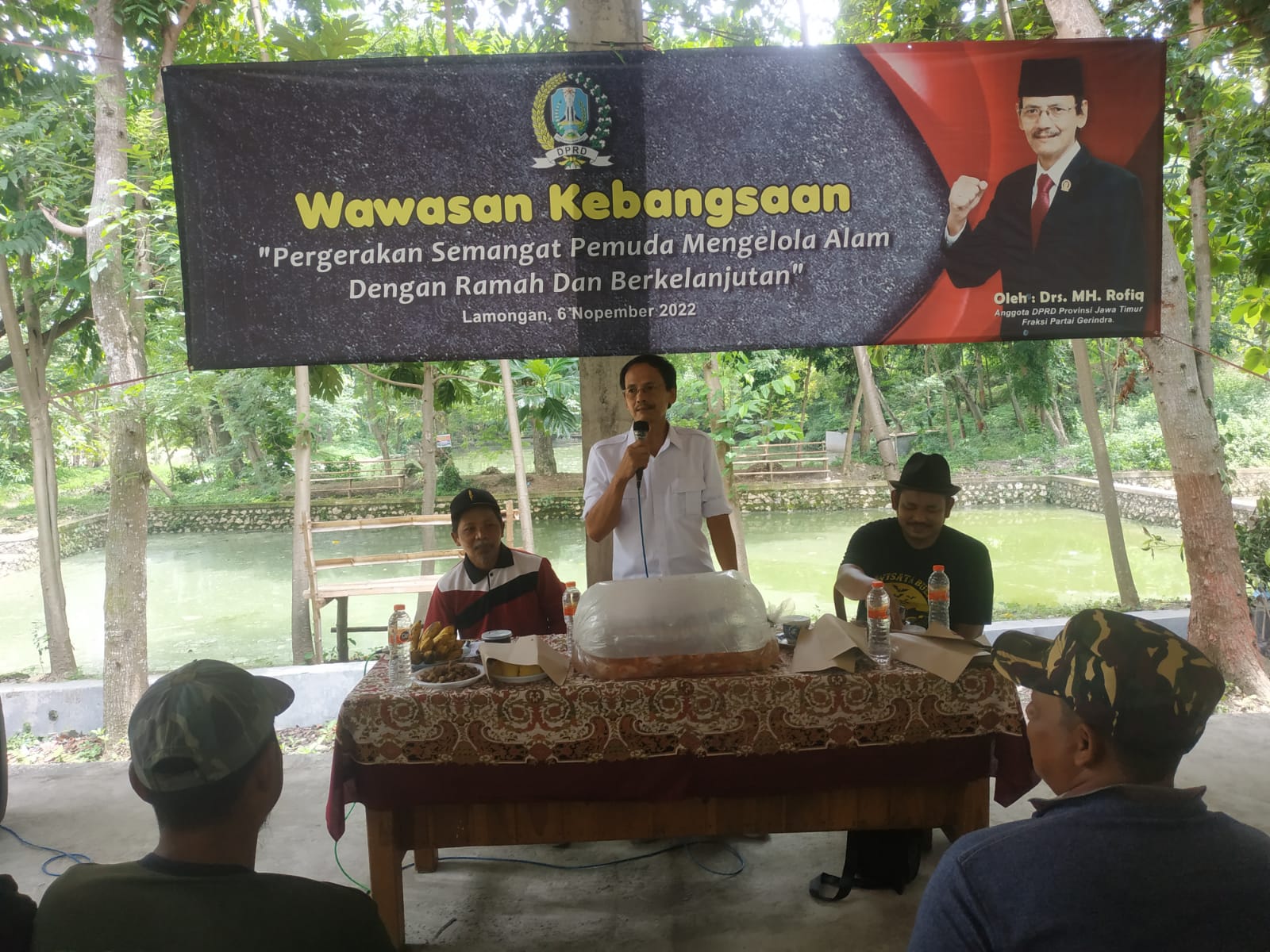 Berikan Wawasan Kebangsaan, Politisi Gerindra MH. Rofiq Ajak Pemuda Cintai Alam